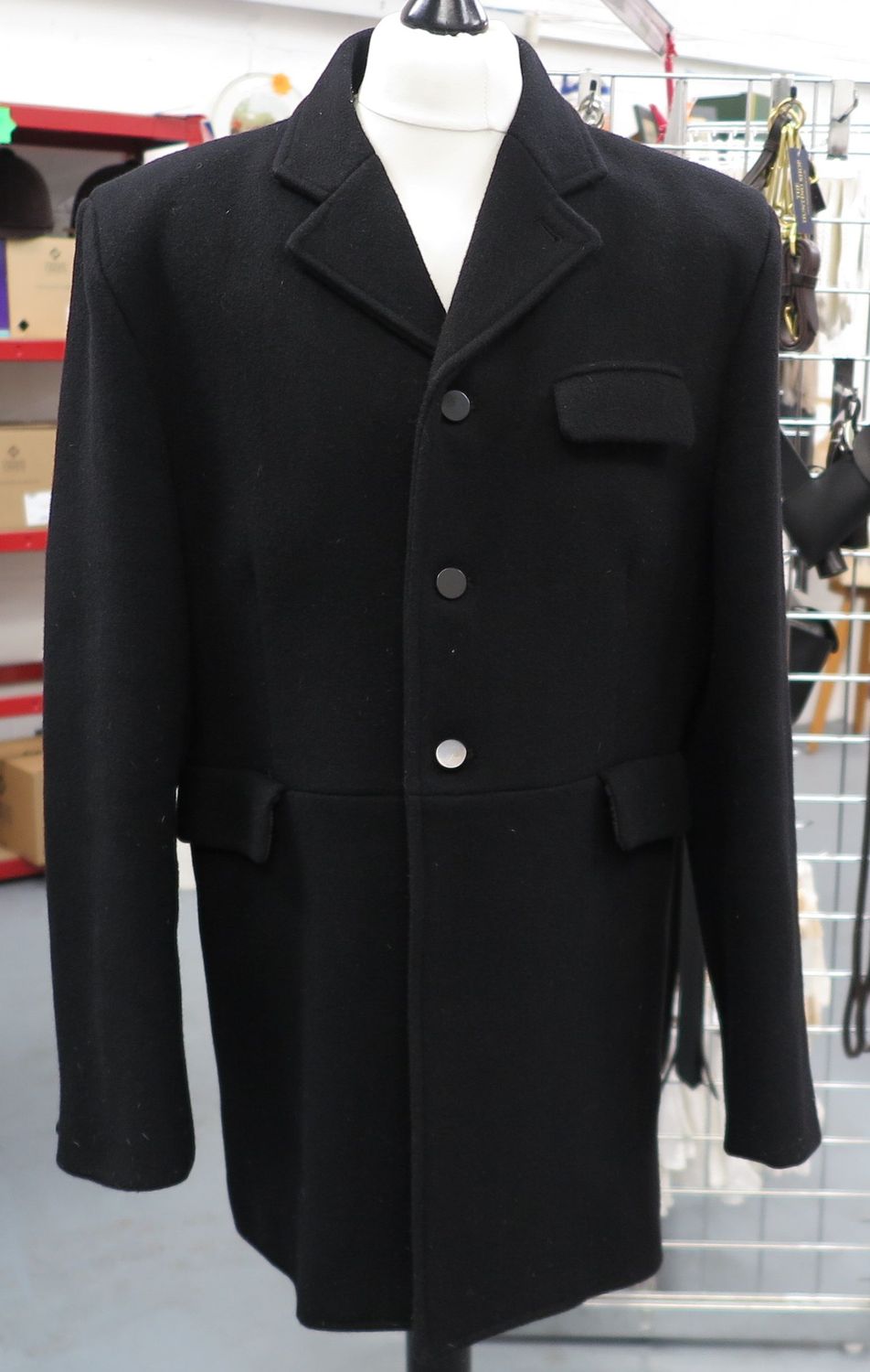 Gents 46" Shires, Black Hunt Coat