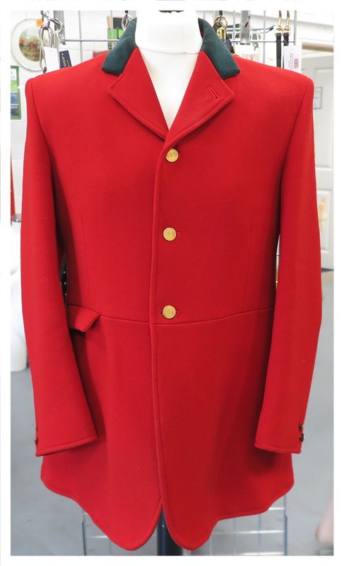 Gents 40" Mears Grafton, Scarlet Hunt Coat