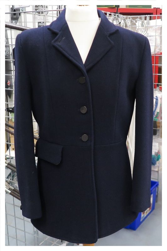 Ladies  36" Mears Ledbury, Navy Hunt Coat