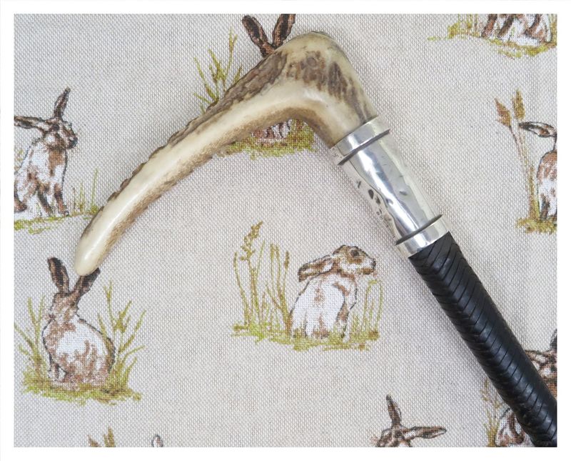Ladies Swaine Leather Hunting Whip