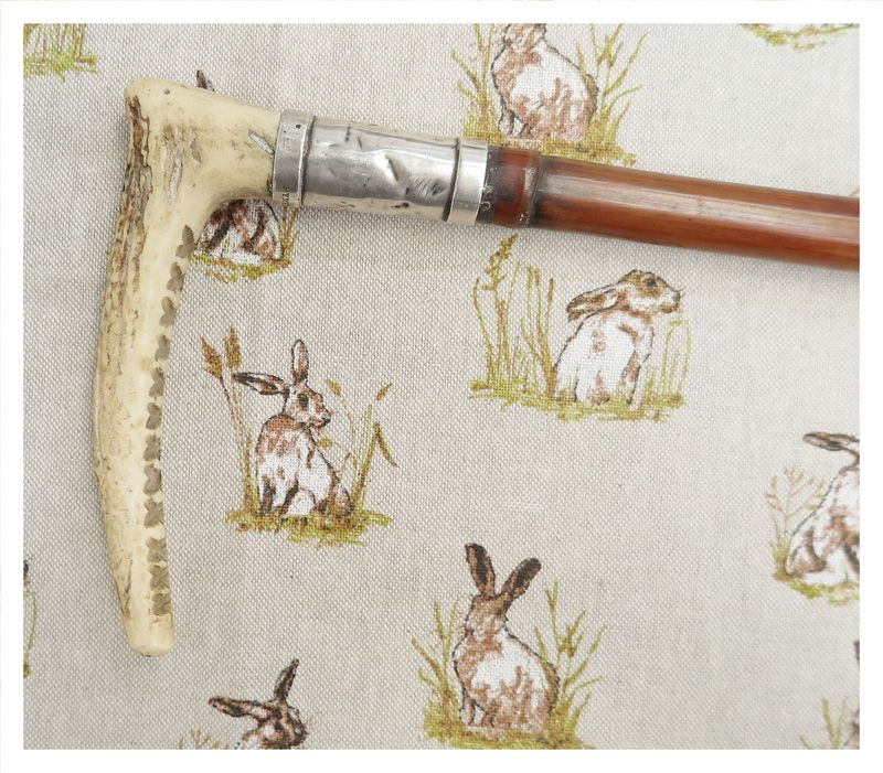 Gents Antique, Rymer of York, Bamboo Hunting Whip c.1908