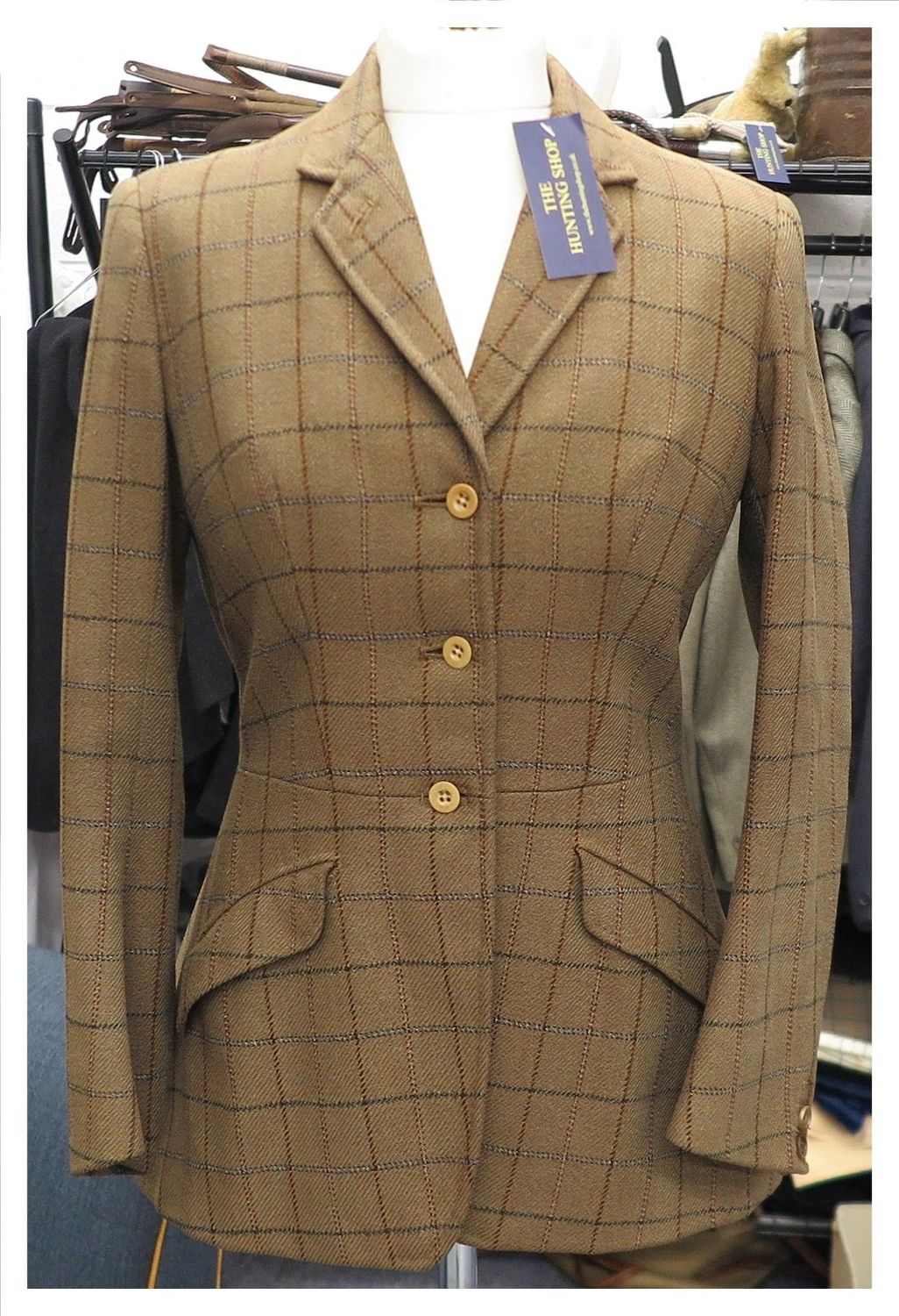 Ladies 34" Bernard Weatherill, Tweed Hacking Jacket