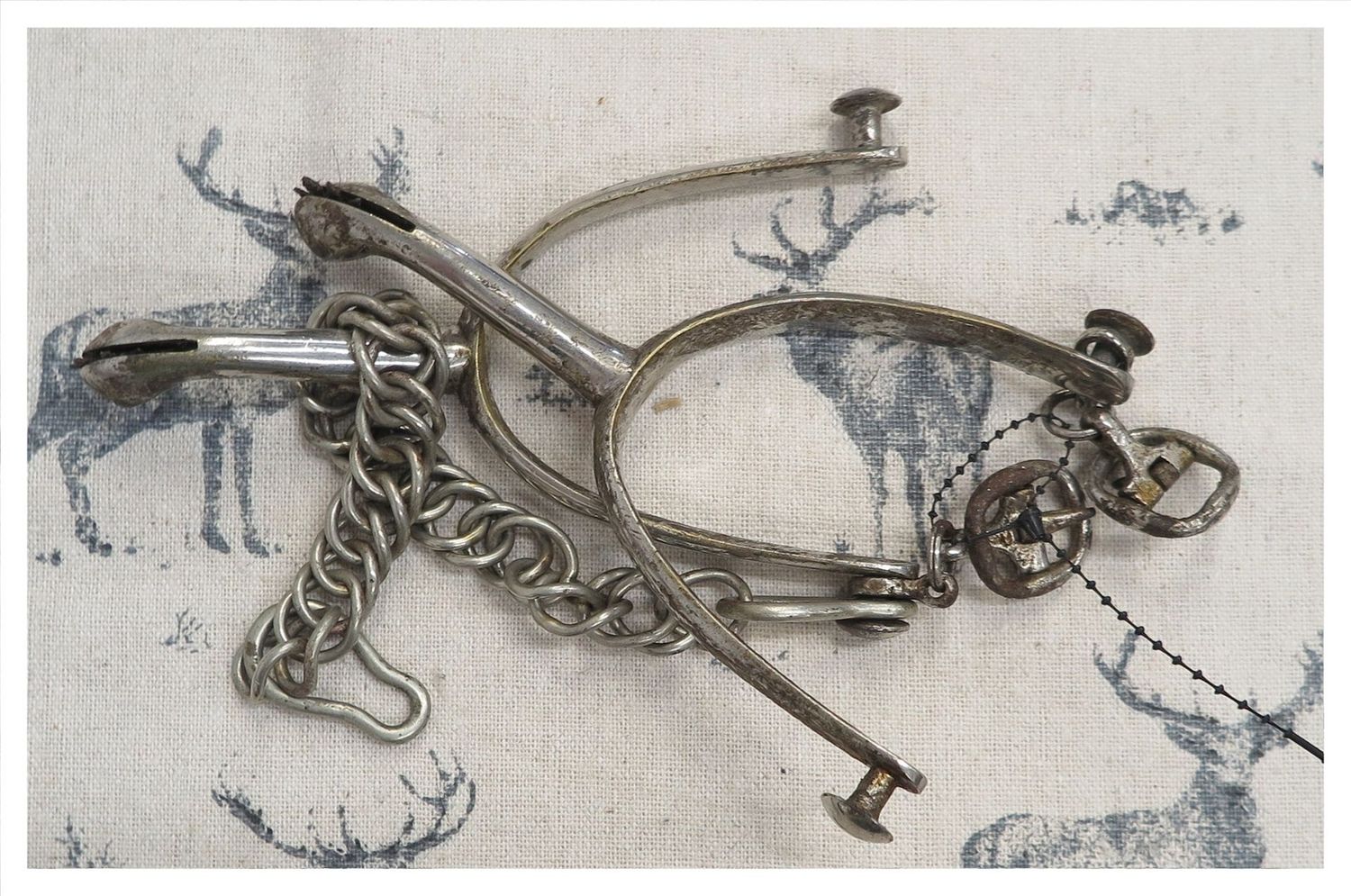 Vintage Spurs with Chains