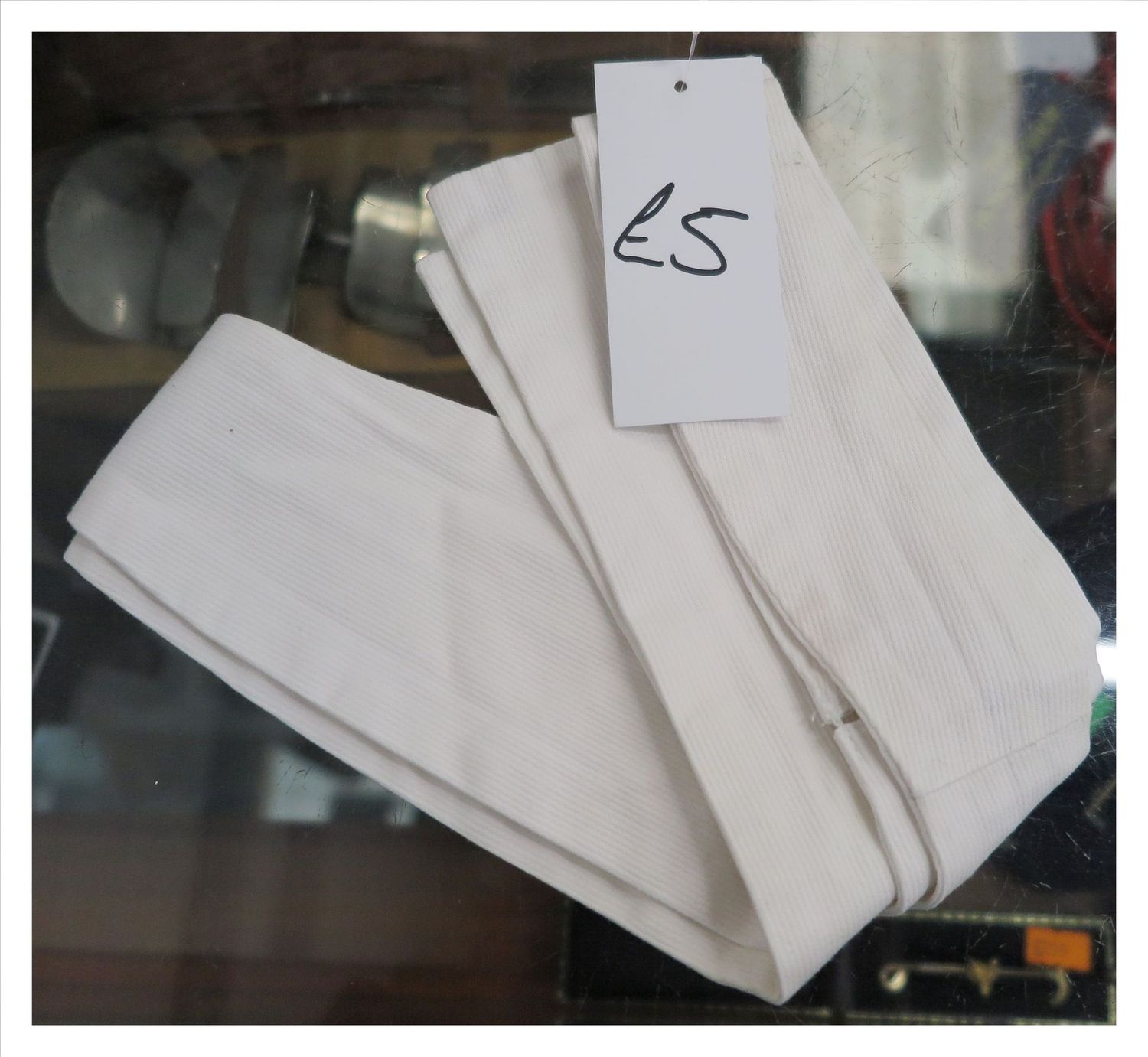 Large Ribbed Stock Tie