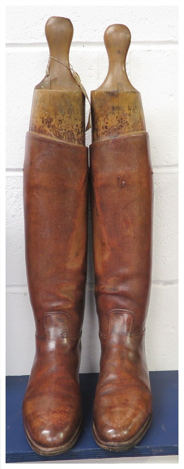 Size 10 - 10.5, Brown Leather Boots