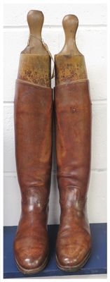 Size 10 - 10.5, Brown Leather Boots