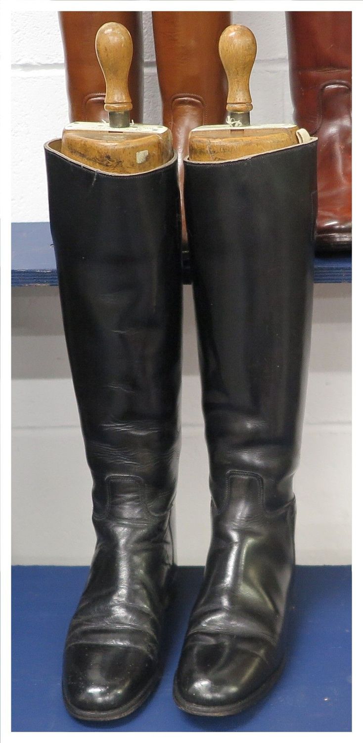 Size 6.5, Black Leather Boots
