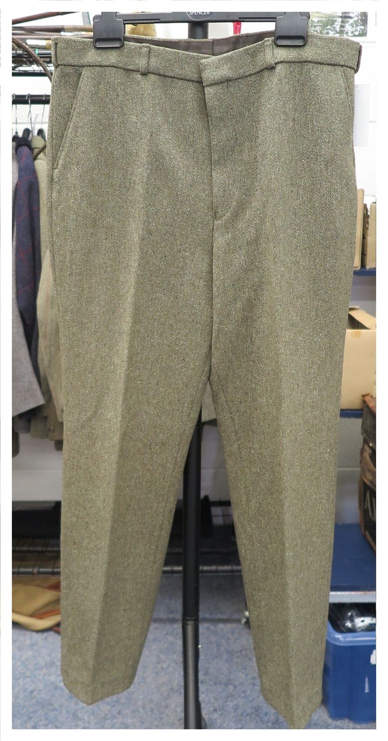 Gents 38" Derby Tweed Trousers