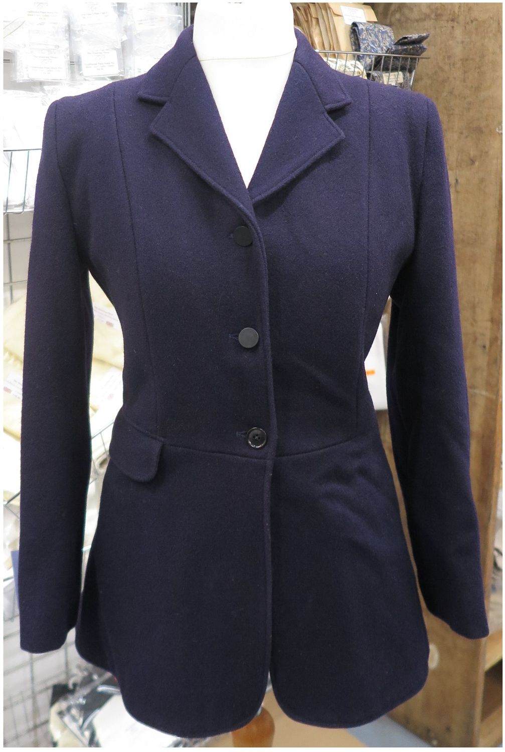 Ladies 40", Navy Hunt Coat