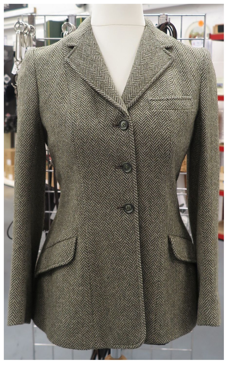 Ladies 34" Matlock & Brown,  Tweed Hacking Jacket