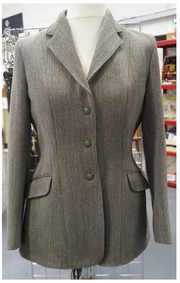 Ladies 38" Derby House,  Keepers Tweed Hacking Jacket