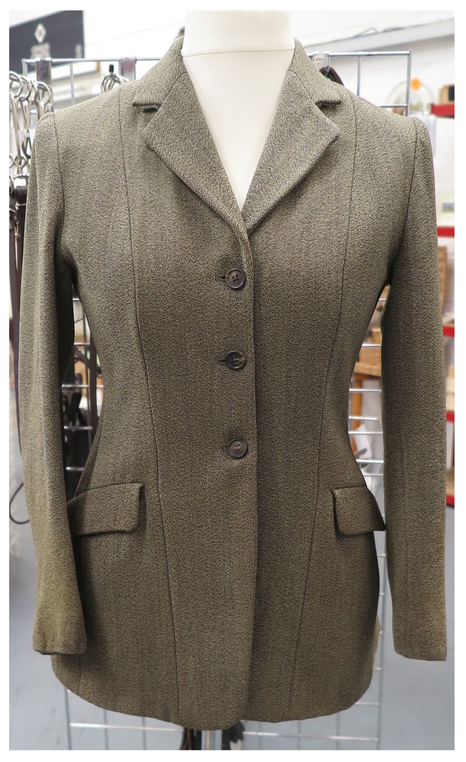Ladies 36" Mears,  Keepers Tweed Hacking Jacket
