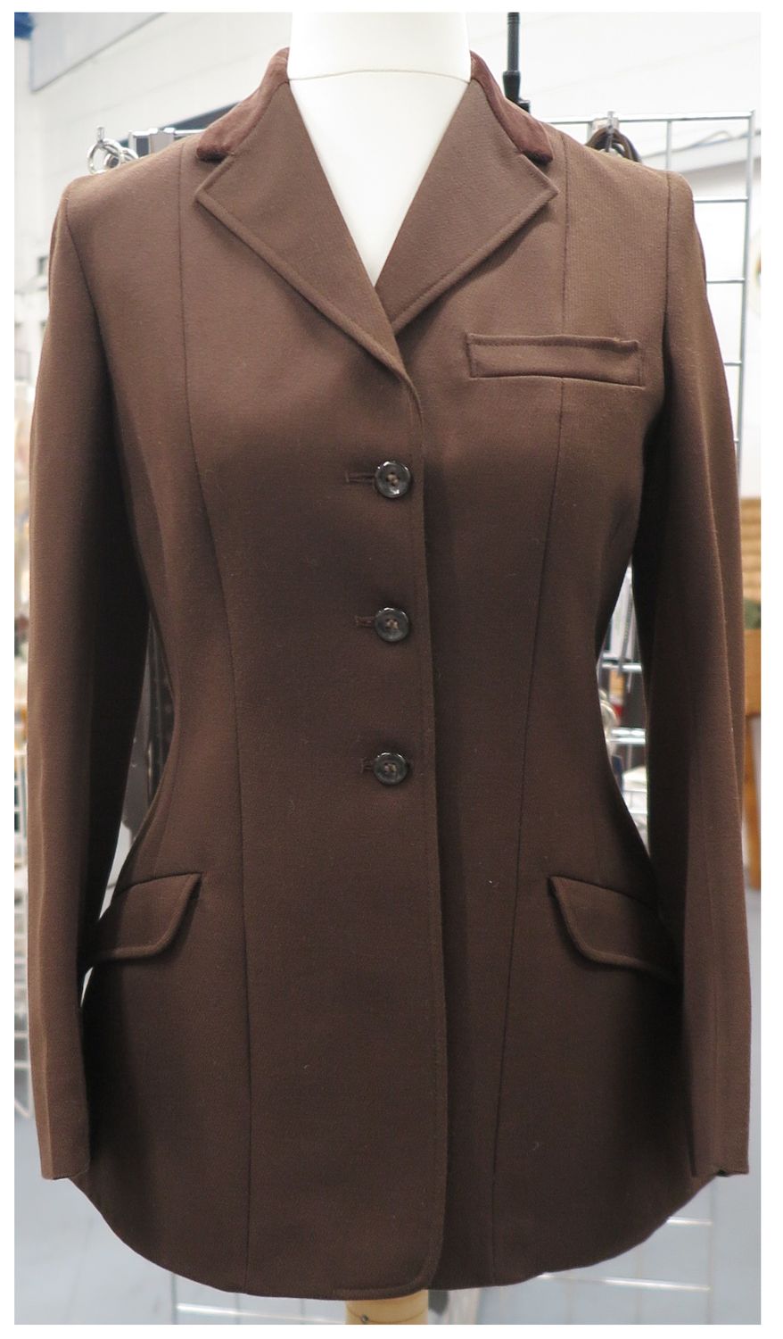 Ladies 36" Matlock & Brown, Brown Hunt Coat