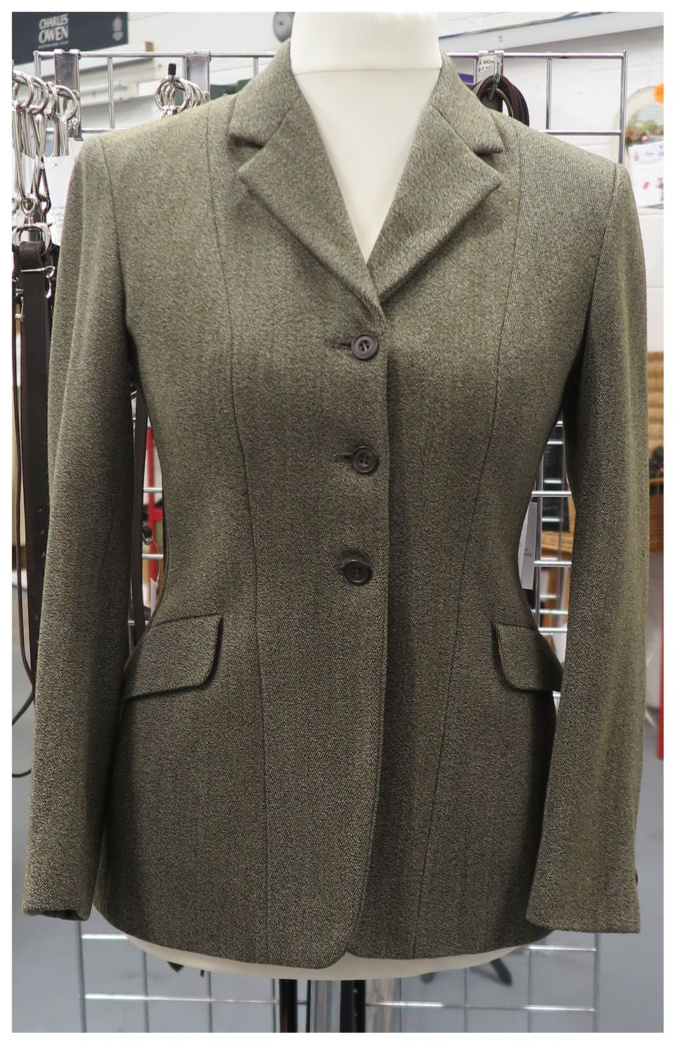Ladies 36" Mears,  Keepers Tweed Hacking Jacket