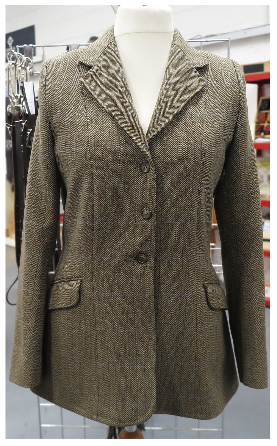 Ladies 38" Calcutt & Sons, Tweed Hacking Jacket