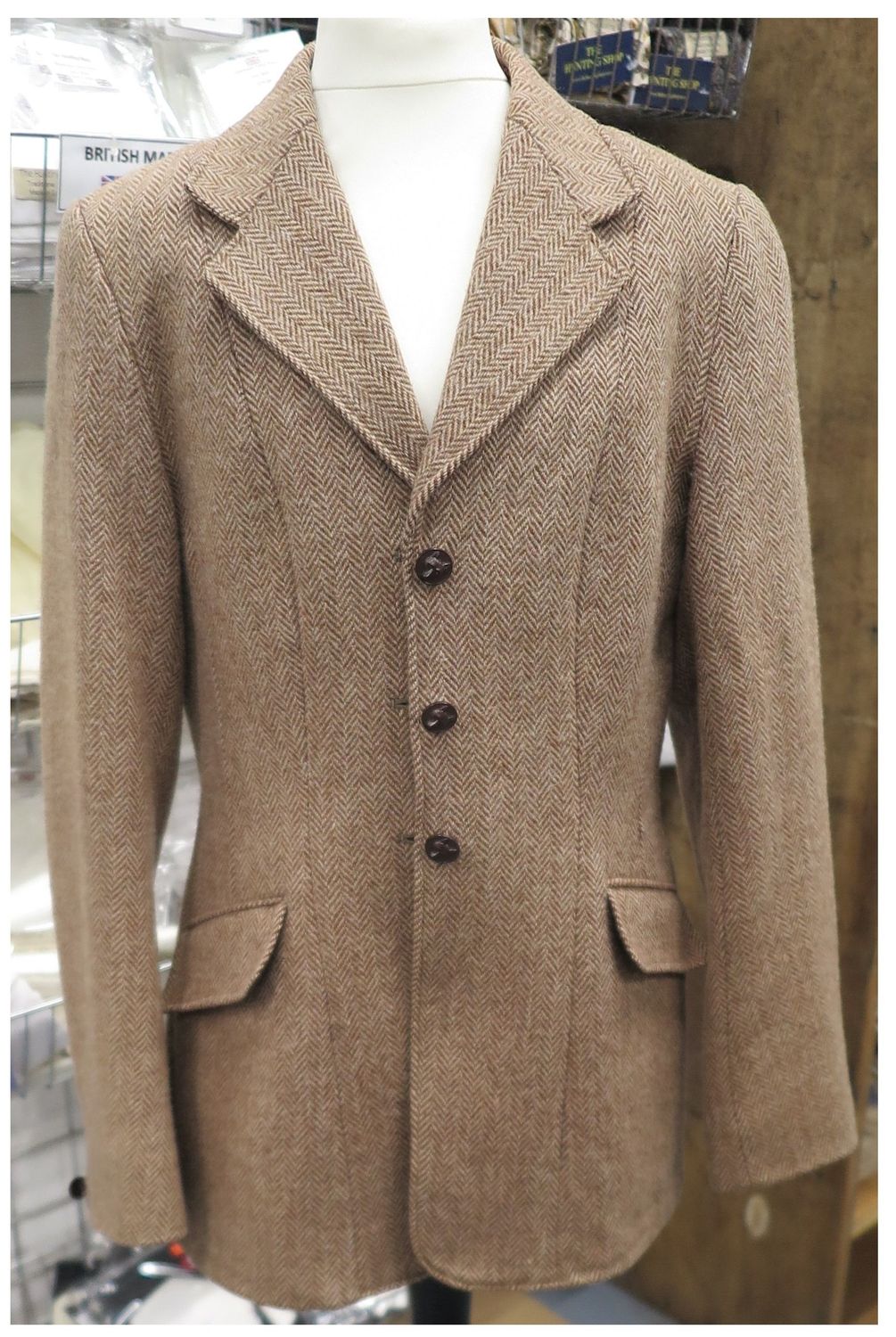 Maids/Youths 36",  Tweed Hacking Jacket