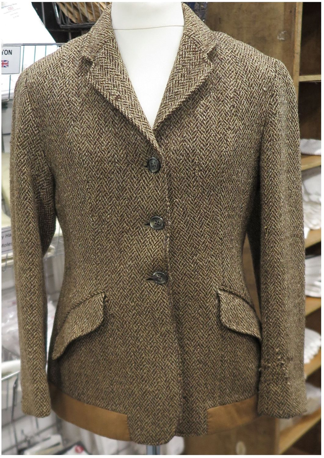 Girls 30", Harry Hall Tweed Hacking Jacket