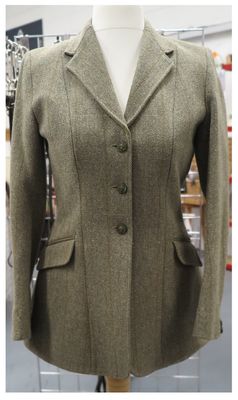 Ladies 34" Derby House, Tweed Hacking Jacket