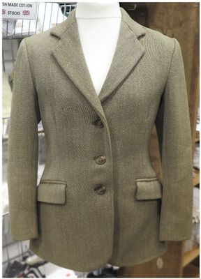 Girls 28", Foxley Keepers Tweed Hacking Jacket