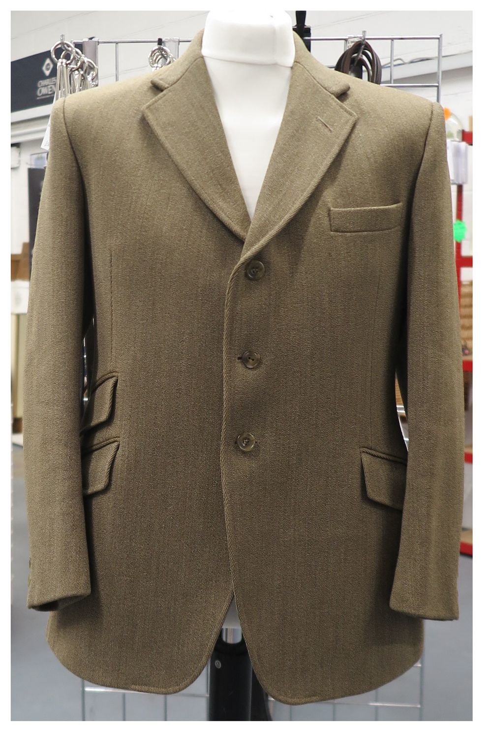 Gents 42 Gents 42" Mears Pytchley, Keepers Tweed Hacking Jacket