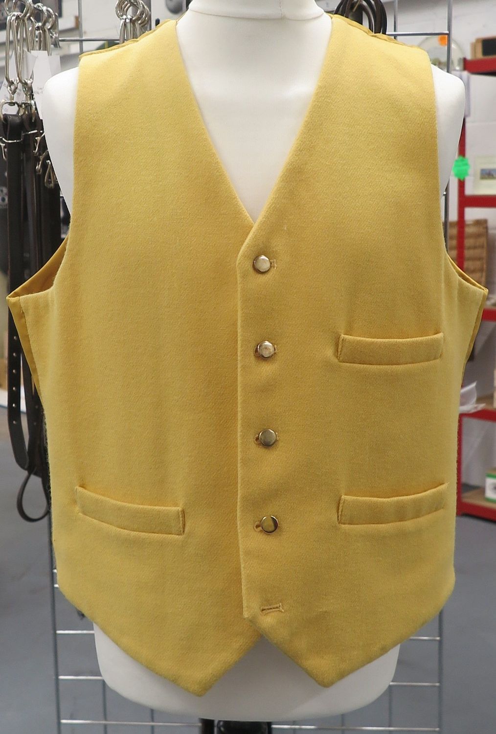 Gents 46 Gents 46", Shires Yellow Waistcoat