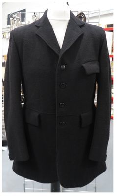 Gents 42", Black Hunt Coat