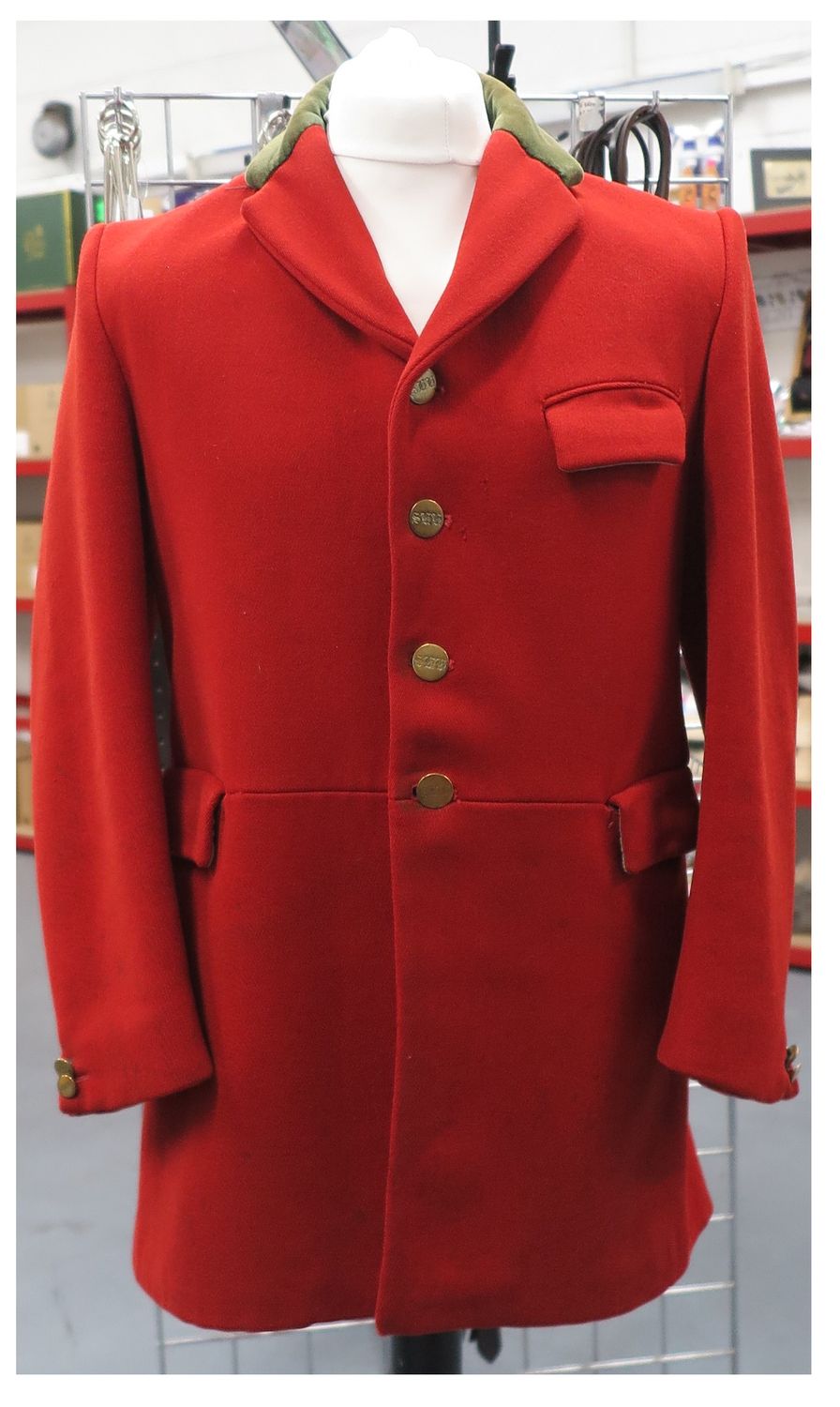 Gents 40", Hebden Cord, Scarlet Hunt Coat