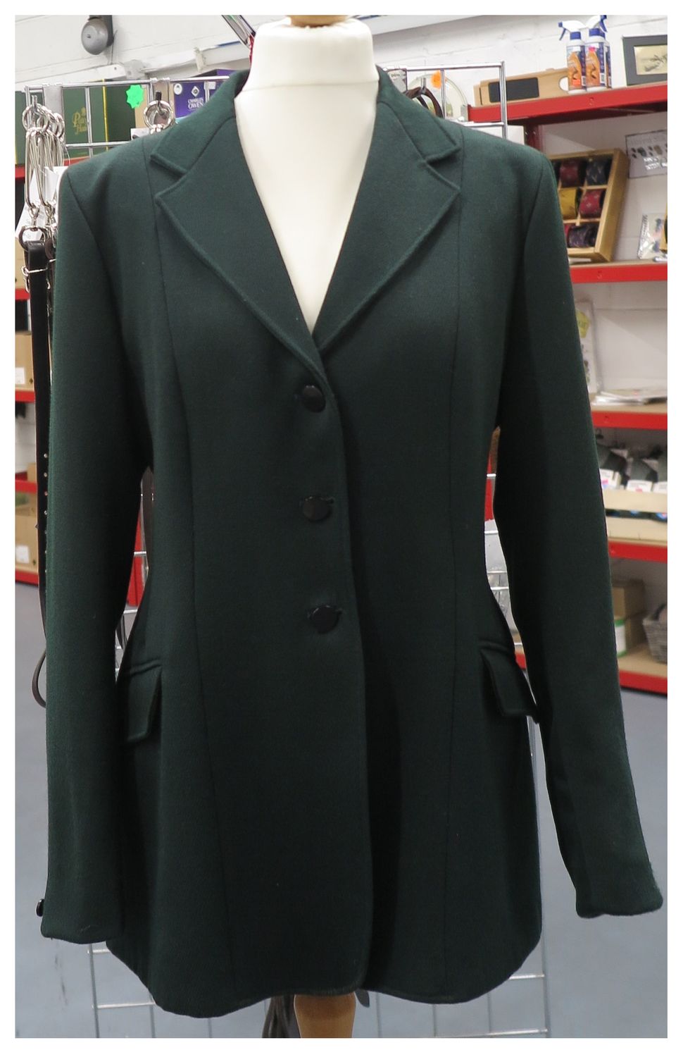 Ladies 44", Green Beagling Coat