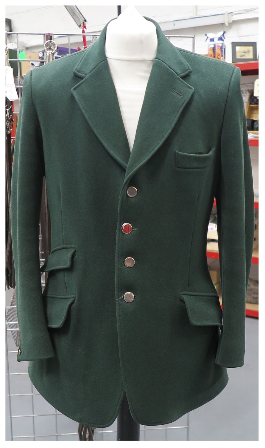 Gents 40", Harry Hall, Green Hunt Coat
