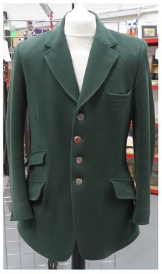 Gents 40", Harry Hall, Green Hunt Coat