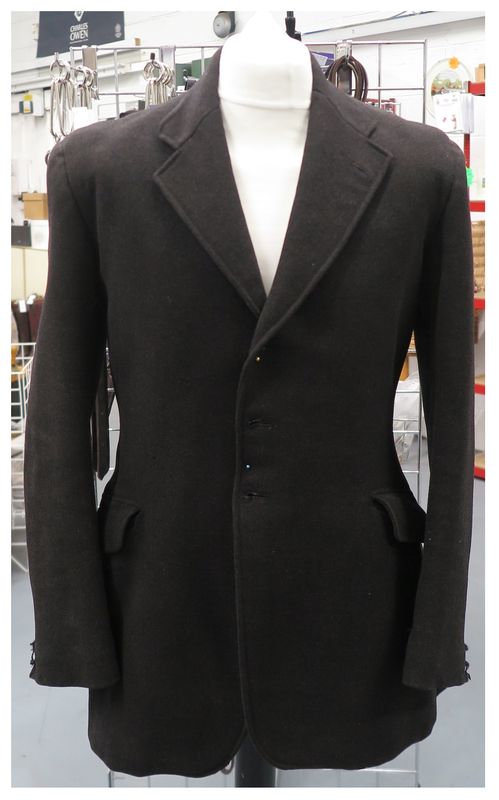 Gents Vintage 38", F J Peachy, Black Hunt Coat