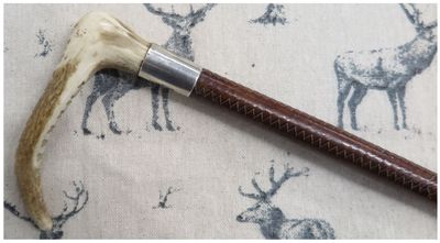 Childs/Teens Edward Swaine Adeney, Leather Hunting Whip c.1937