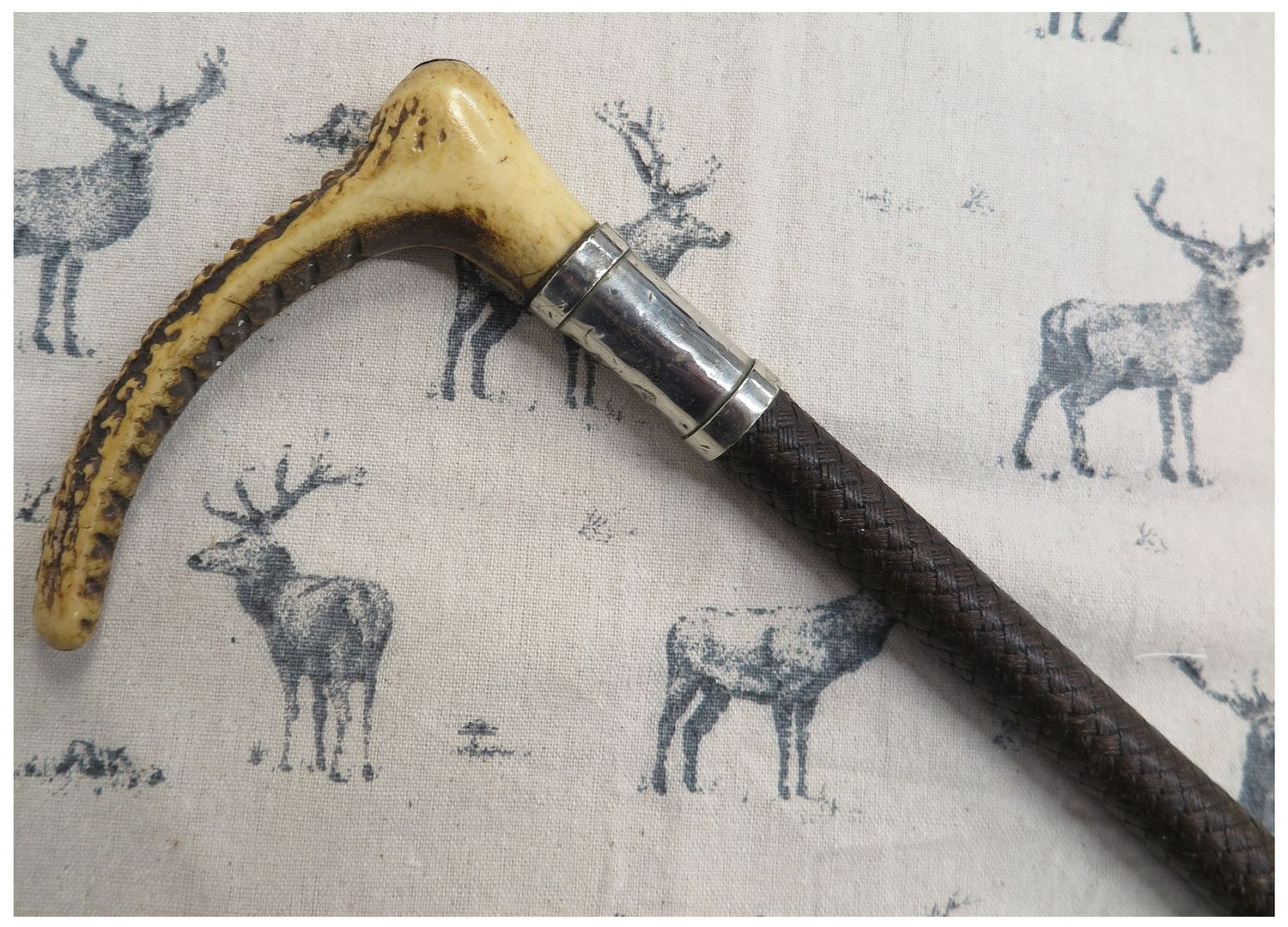 Gents Antique Swaine Hunting Whip