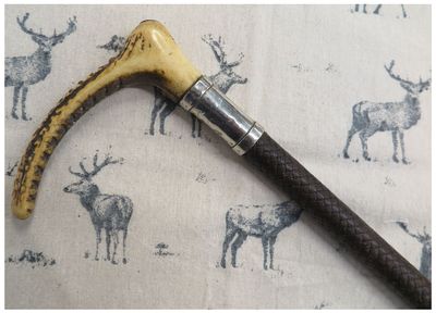 Gents Antique Swaine Hunting Whip
