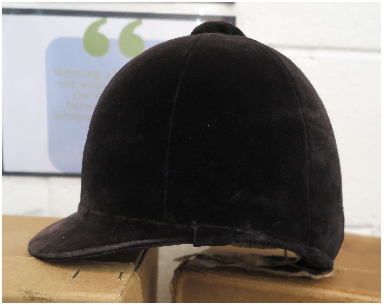 55cm Patey, Black Hunt Cap
