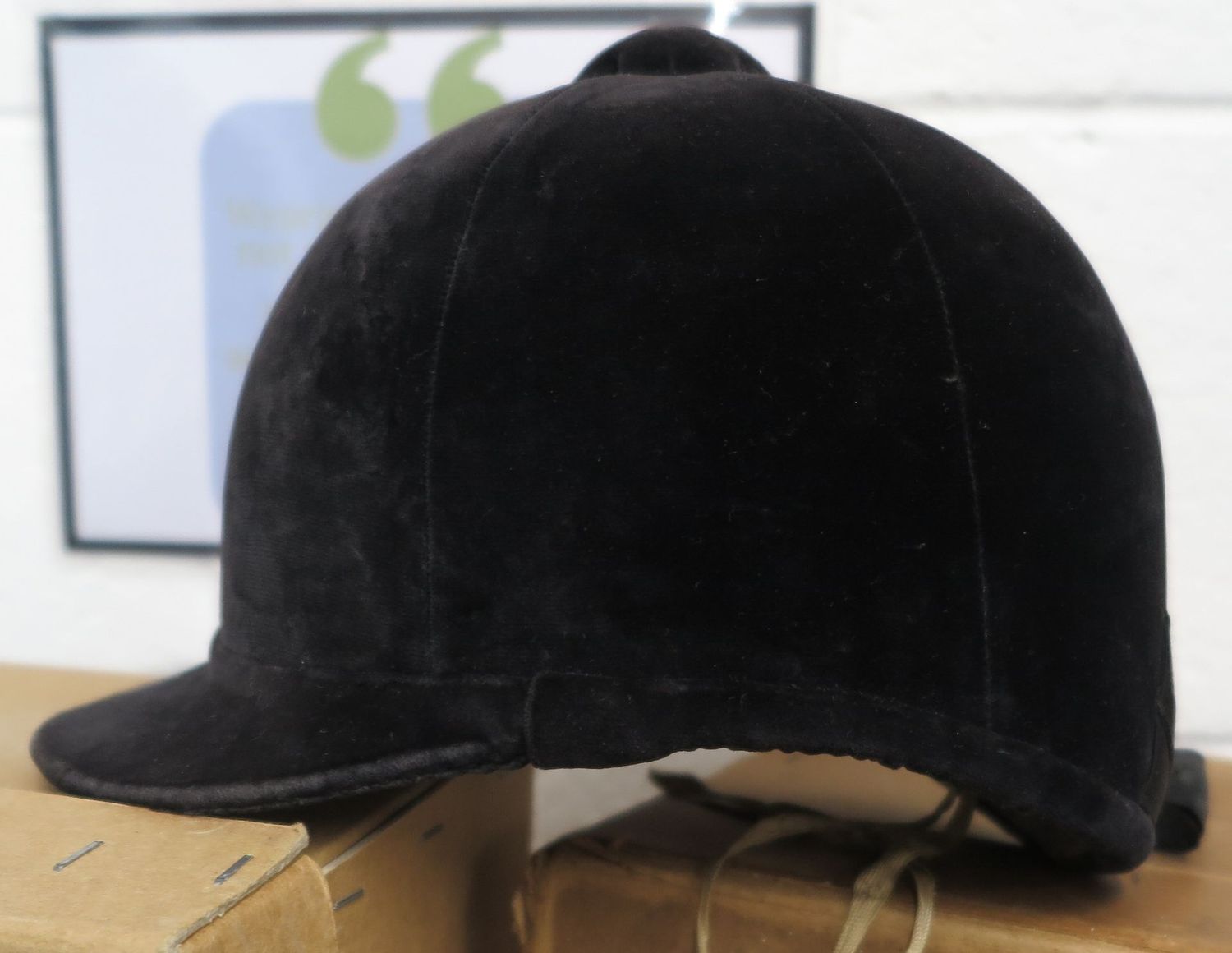 57cm Patey , Black Hunt Cap