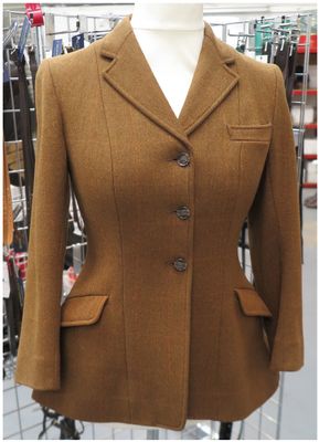 Ladies 34" Rosette, Tweed Hacking Jacket