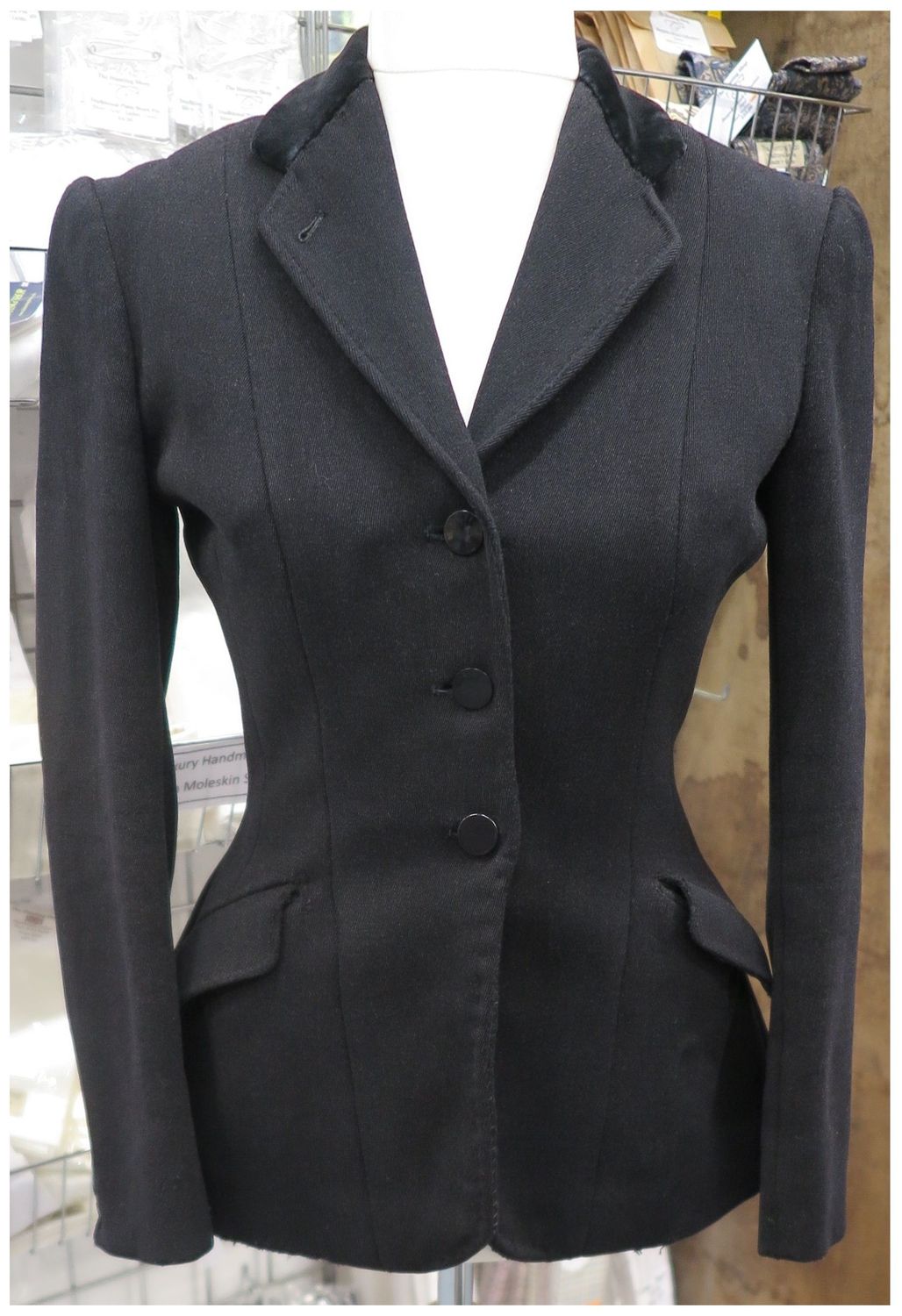 Ladies 36" Bernard Weatherill, Black Hunt Coat