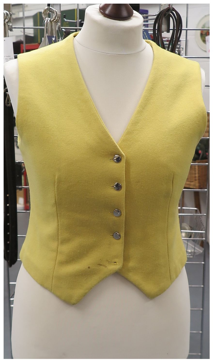 Ladies 38", Lemon Waistcoat