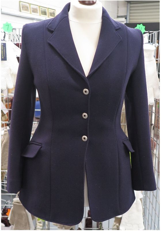 Ladies 38 Ladies 38" Caldene, Navy Hunt Coat