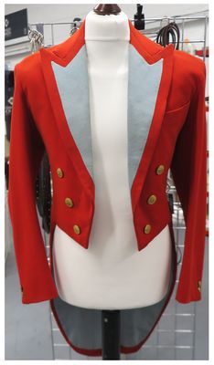 Gents 36 Gents 36" Red Evening Tail Coat