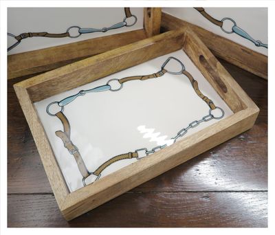 Contemporary Equestrian Tray Contemporary Equestrian Tray