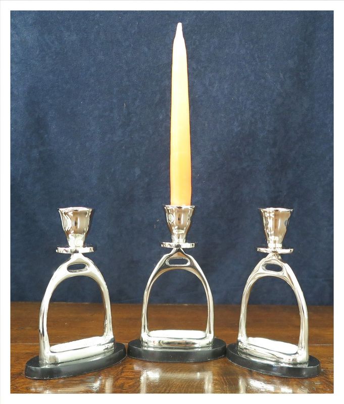 Stirrup Iron Candle Holder Stirrup Iron Candle Holder