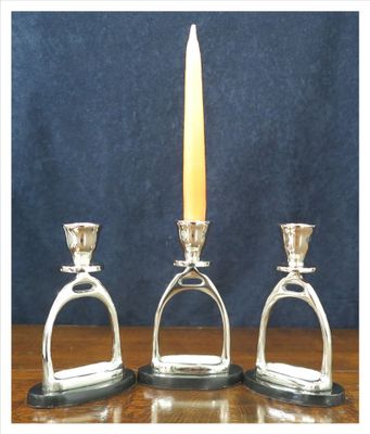 Stirrup Iron Candle Holder