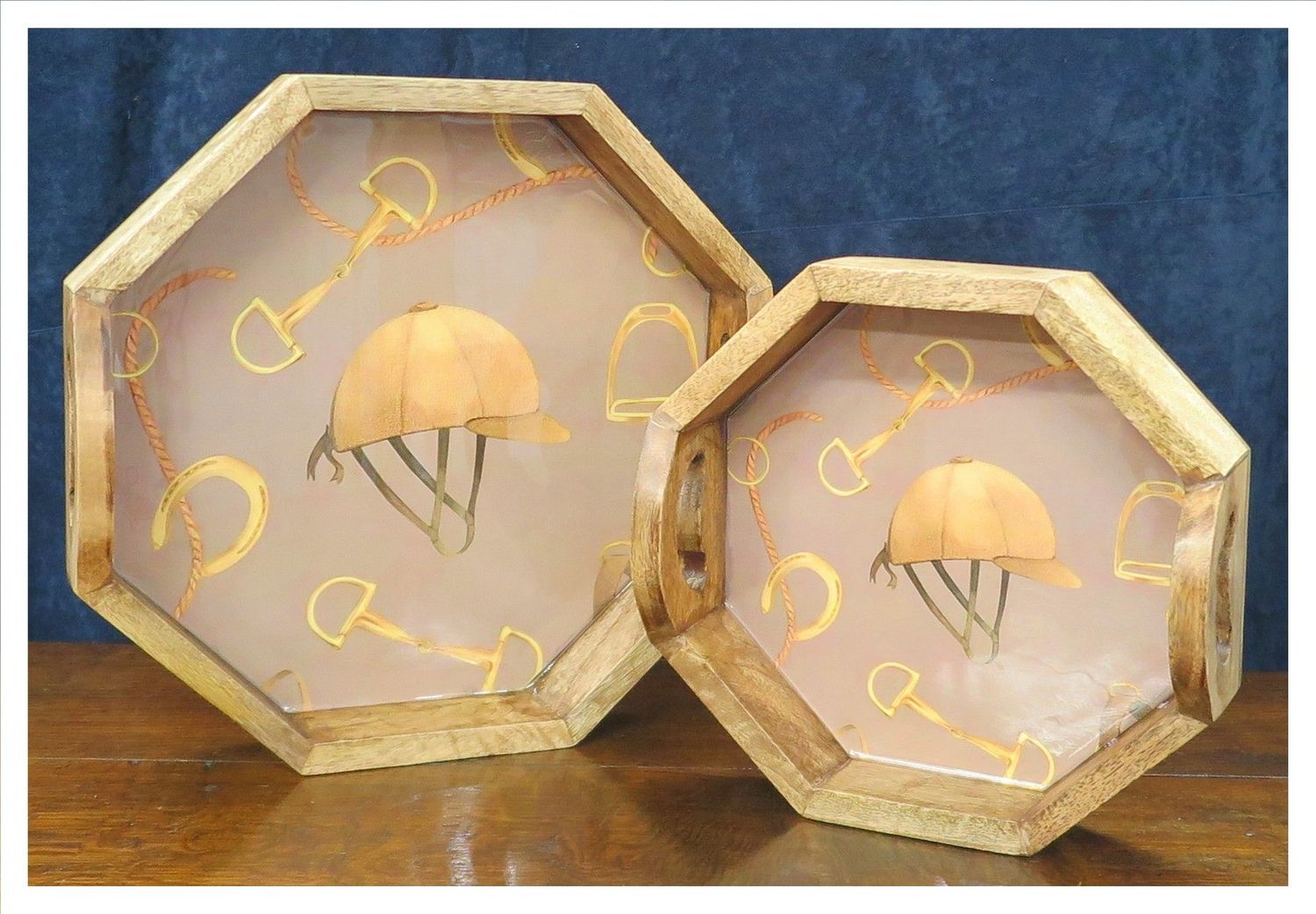 Gorgeous Octagonal Equestrian Tray