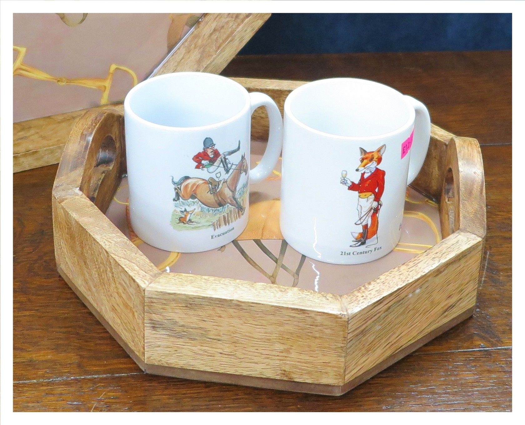 Gorgeous Octagonal Equestrian Tray