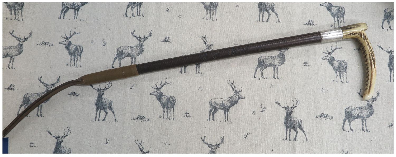 Ladies Vintage, Leather Hunting Whip