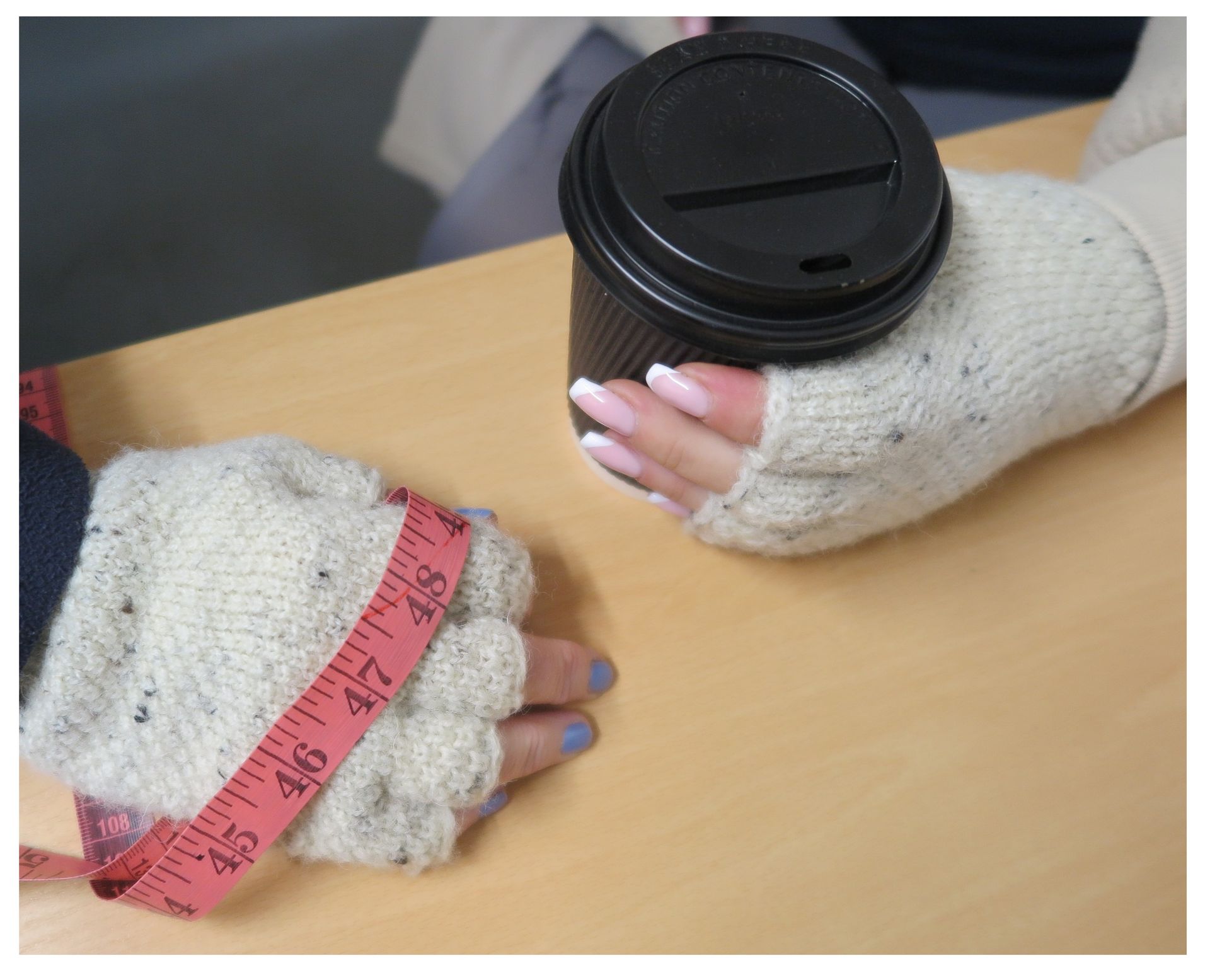 Half Finger, Merle, Oiled Wool Hunting Gloves