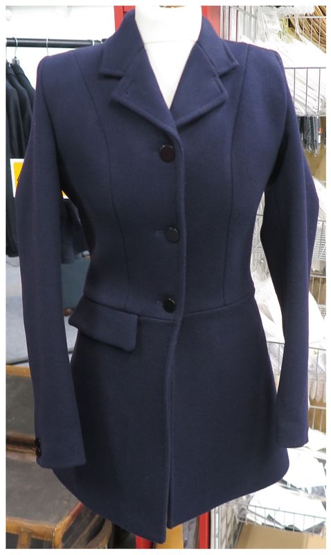 Ladies 32" Navy Hunt Coat