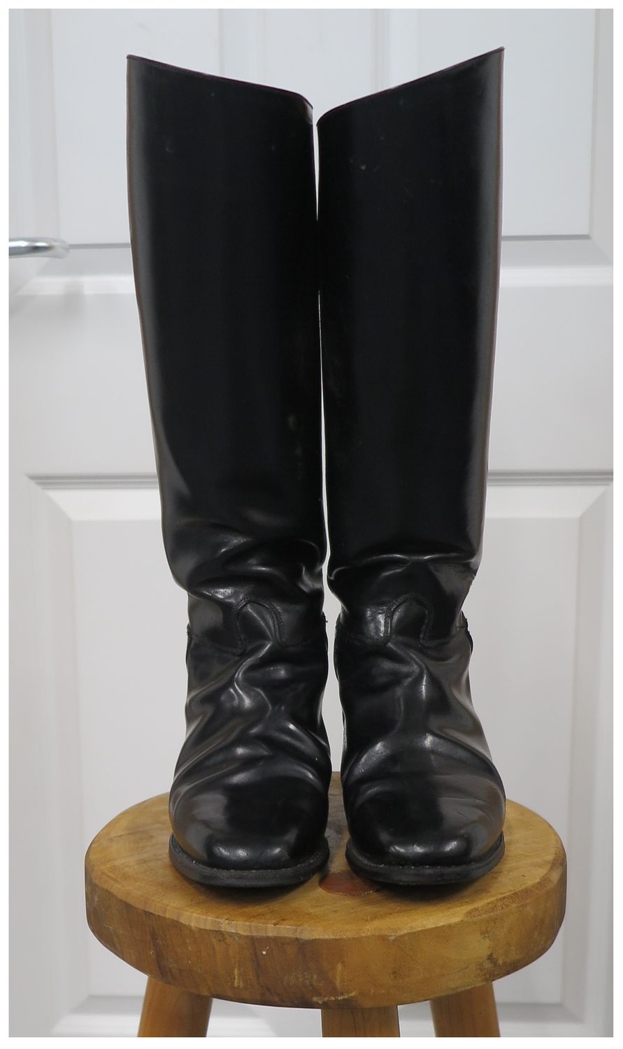 Size 7.5, Black Leather Boots